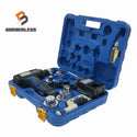 ☆比較的綺麗☆VALUE BBK 7.2V 全自動電動エキスパンダー VEE-2(VTE-42D) バッテリ1個(2.0Ah)充電器 ダイス付 拡管 銅管 フレア137131 - 1