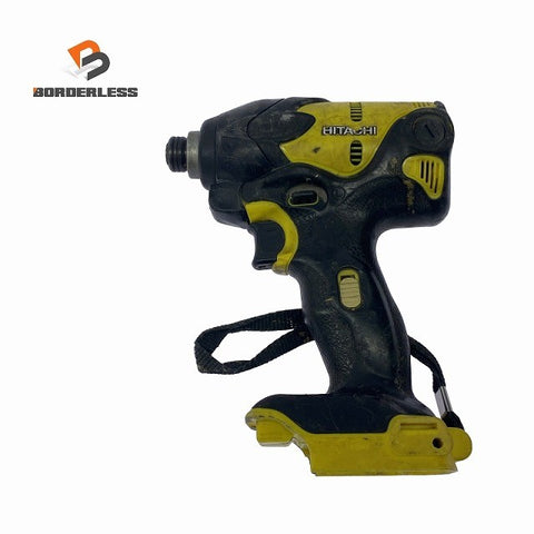 ☆中古品☆HITACHI 日立工機 14.4V コードレスインパクトドライバー WH14DSL 本体のみ 充電式 バッテリー式119176