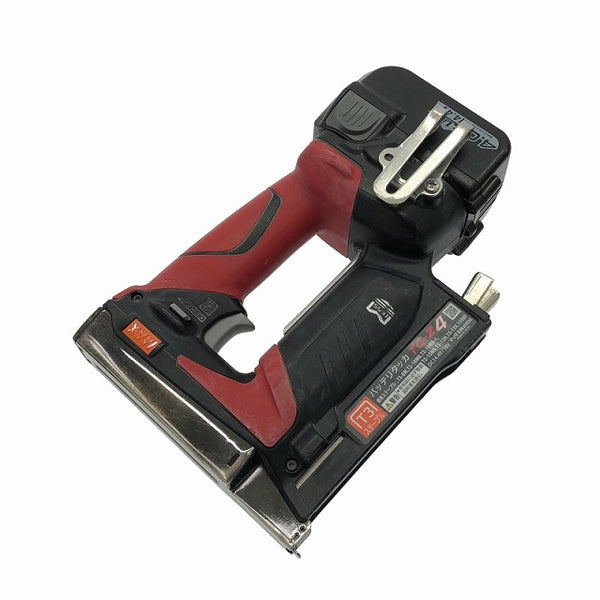 ☆中古品☆MAX マックス 14.4V/18V 充電式タッカー TG-Z4 バッテリ1個(14.4V 4.0Ah) ケース付 ステープル幅13mm 長さ13mm - 6