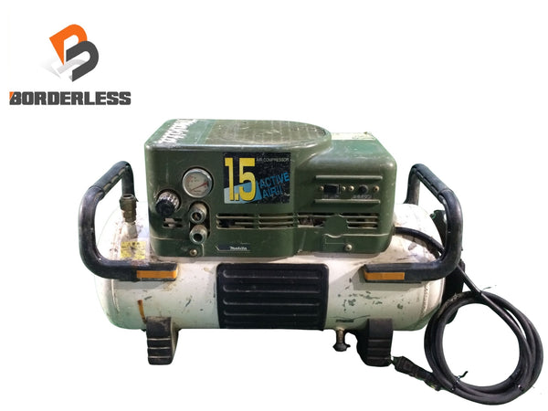 ☆中古品☆makita マキタ 常圧/一般圧 エアコンプレッサー AC1221 100V 60Hz エアーコンプレッサー エアツール118236 - 1