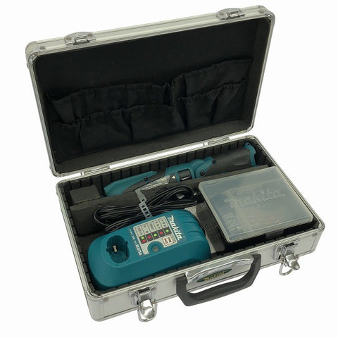 ☆比較的綺麗☆makita マキタ 7.2V 充電式ペンインパクトドライバー TD021D 青/ブルー バッテリ1個 充電器 ケース付 コードレス132534 - 0