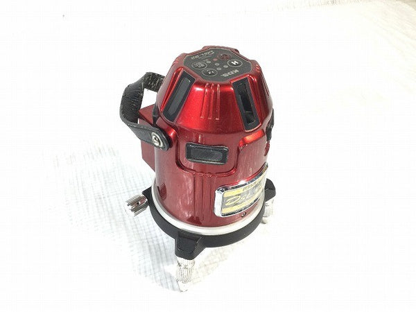 ☆中古品☆KDS ムラテック レーザー墨出し器 DSL-92 電子正準 高輝度 フルライン 受光器 LRV-4 ケース付 ゴーグル付128208 - 4