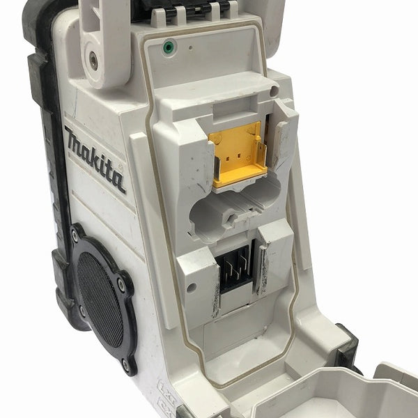 ☆中古品☆ makita マキタ 充電式ラジオ MR107 本体のみ 白/ホワイト 屋外作業 屋内作業 音楽 BGM 防災 電動工具 ※コメント必読 - 9