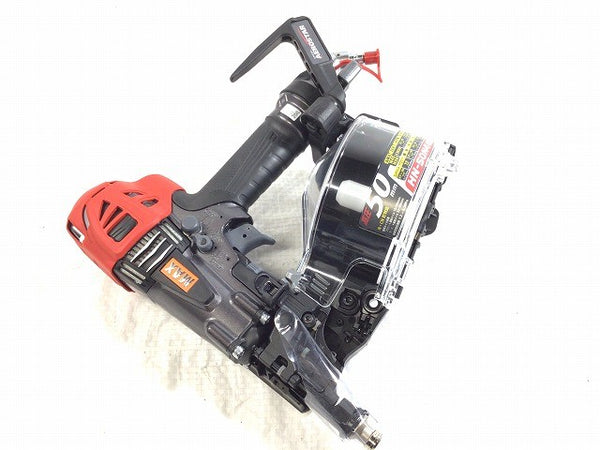 ☆未使用品☆MAX マックス 50mm 高圧コイルネイラ HN-50N4(D)-G クールグレー ケース付 エアー ロール 釘打機 釘打ち機122007 - 6