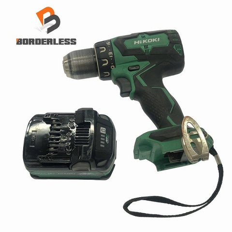 ☆中古品☆HiKOKI ハイコーキ 13mm コードレスドライバドリル DS18DBSL バッテリー1個(BSL36A18X)付き 締付け 穴あけ 115965115965