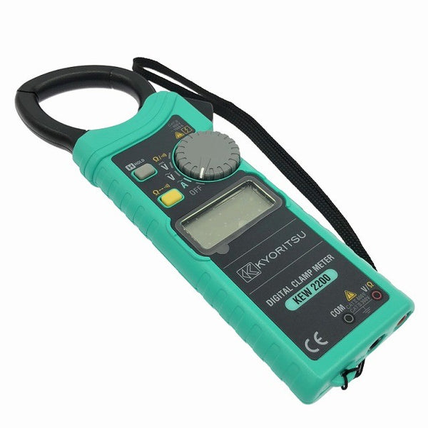 ☆未使用品☆KYORITSU 共立 ACデジタルクランプメーター KEW 2200JB クランプリーカー 漏れ電流計 JAPPY 超軽量128143 - 5