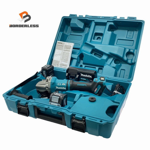 ☆未使用品☆makita マキタ 180mm 充電式ディスクグラインダ GA037GRMX バッテリー2個(4.0Ah) 充電器 ケース付130762 - 1