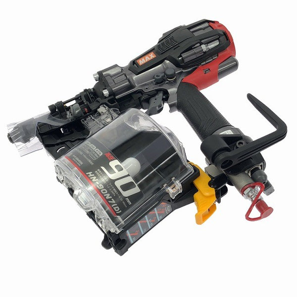 ☆未使用品☆MAX マックス 90mm 高圧釘打機スーパーネイラ HN-90N7(D)-G コイルネイラ 最新モデル 2026年6月発売134349 - 4