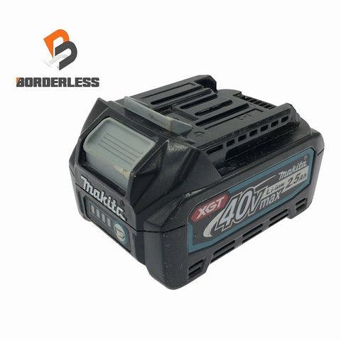 ☆中古品☆makita マキタ 40Vmax 2.5Ah 純正リチウムイオンバッテリー BL4025 リチウムイオン電池 蓄電池 充電池 雪マーク