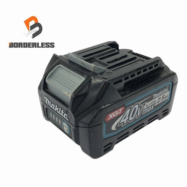 ☆中古品☆makita マキタ 40Vmax 2.5Ah 純正リチウムイオンバッテリー BL4025 リチウムイオン電池 蓄電池 充電池 雪マーク - 1