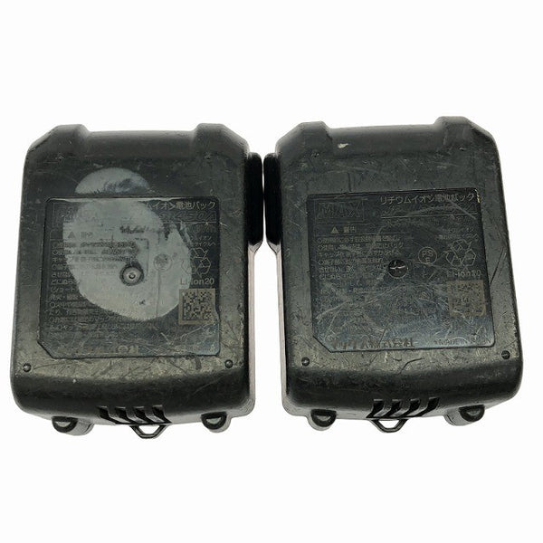 ☆中古品☆MAX マックス 14.4V 充電式鉄筋結束機ツインタイア RB-442T-B2C/1450A バッテリー2個(5.0Ah)充電器 ケース付き137605 - 9