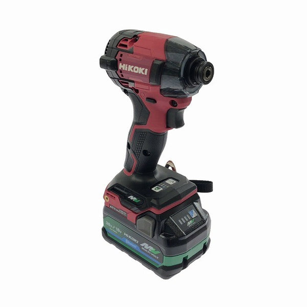 ☆未使用☆HiKOKI ハイコーキ 36V コードレスインパクトドライバー WH36DD(2XHRSZ) 赤 バッテリ2個(36V2.5Ah) 充電器 ケース付123356 - 5