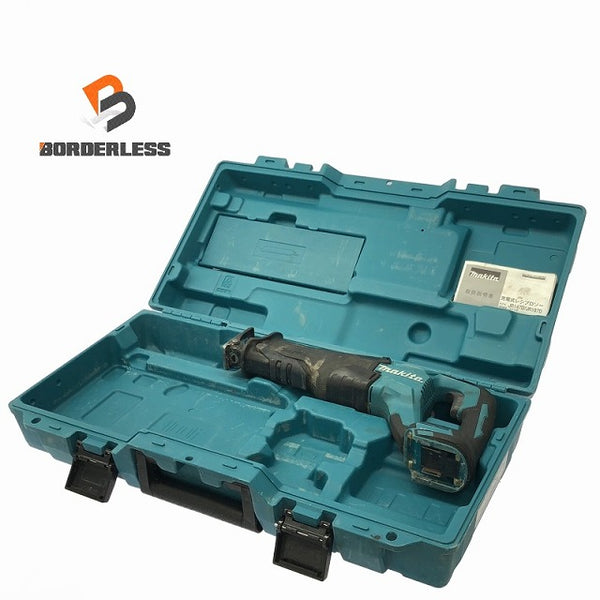 ☆比較的綺麗☆makita マキタ 18V 充電式レシプロソー JR187D 本体とケース 青/ブルー セーバーソー/セーバソー/電動のこぎり - 1