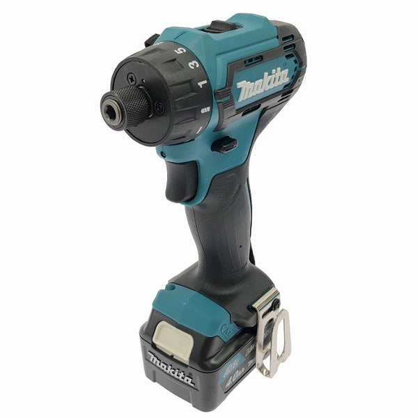 ☆中古美品☆makita マキタ 10.8V 充電式ドライバドリル DF033D バッテリ2個(4.0Ah1.5Ah) 充電器 ケース付 ドリルドライバー136994 - 4