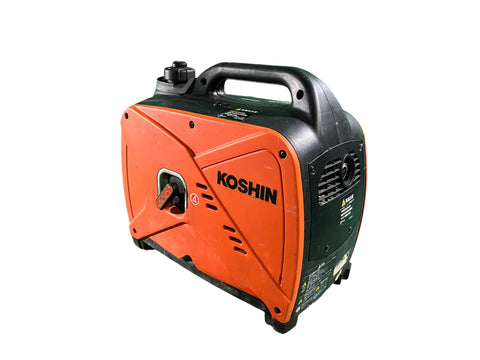 ☆比較的綺麗です☆KOSHIN 工進 インバーター発電機 GV-9i-AAA-2 50/60Hz 0.9kVA ガソリン エンジン発電 アウトドア キャンプ118003 - 0