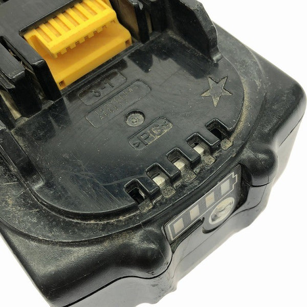 ☆中古品☆makita マキタ 18V 純正リチウムイオンバッテリー BL1830×1 BL1830B×2 合計3点セット 電動工具132489 - 7