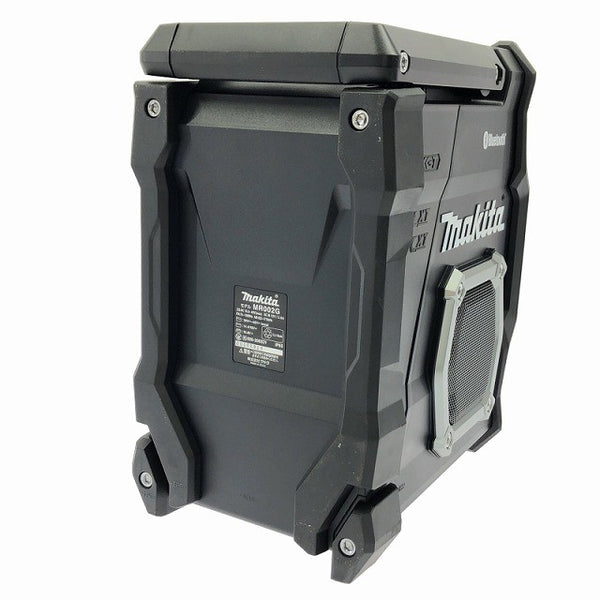 ☆中古美品☆makita マキタ 40Vmax 充電式ラジオ MR002G 黒 本体＋ACアダプタ付 Bluetooth対応 コードレス 現場ラジオ 作業ラジオ130907 - 4