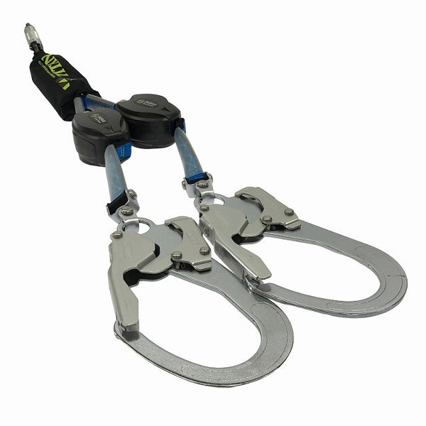 ☆未使用品☆TITAN タイタン 動ベルト兼用巻取タイプ1ランヤード/ダブル HL-HW-130 墜落制止用器具の規格適合品133295 - 3