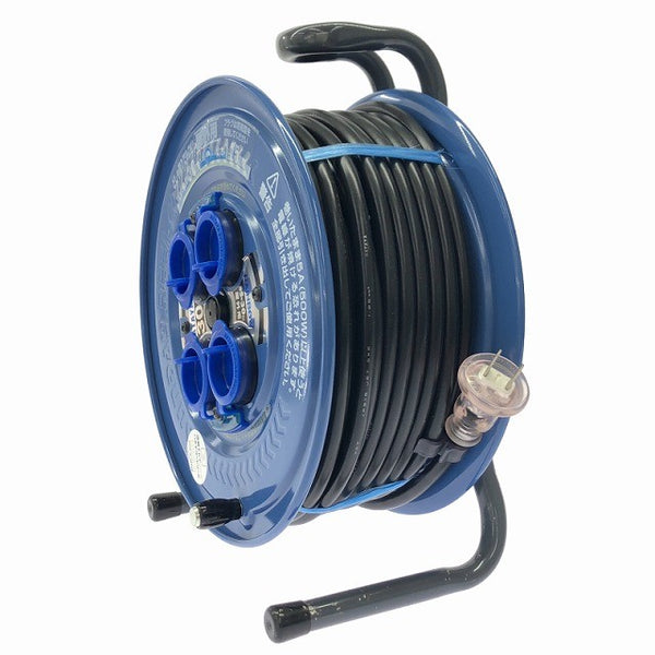 ☆未使用品☆/HATAYA ハタヤ 畑屋 100V 30m サンデーレインボーリール SS-30 屋外用 電工ドラム コードリール 延長コード130495 - 3
