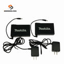 ☆中古品2個セット☆makita マキタ 7.6V 54Wh 充電式ファンジャケット専用バッテリー BL07150B A-68507 ACアダプタ付 空調作業服用132820 - 1