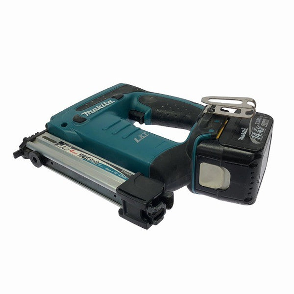 ☆中古品☆makita マキタ 14.4V 充電式タッカ ST420D バッテリ2個(3.0Ah)充電器 ケース付き コードレス タッカー130446 - 4