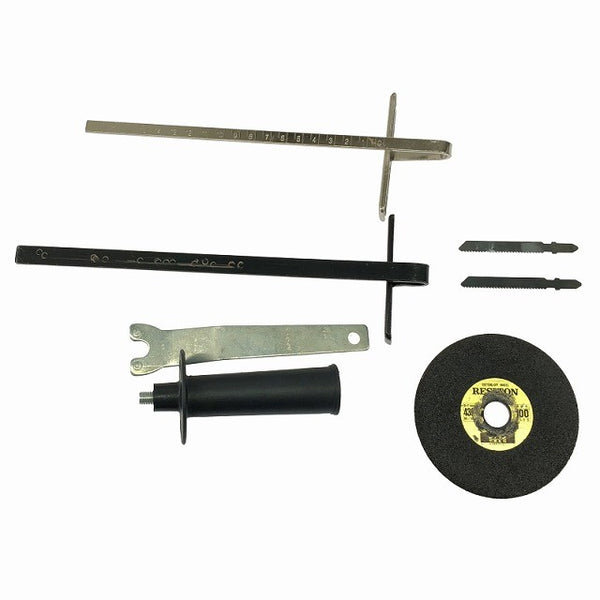 ☆中古品3点☆日立工機 丸のこ FC5MA アースマン ジグソー JSW-100SC リリーフ 100mm ディスクグラインダー DIY 電動工具136846 - 10