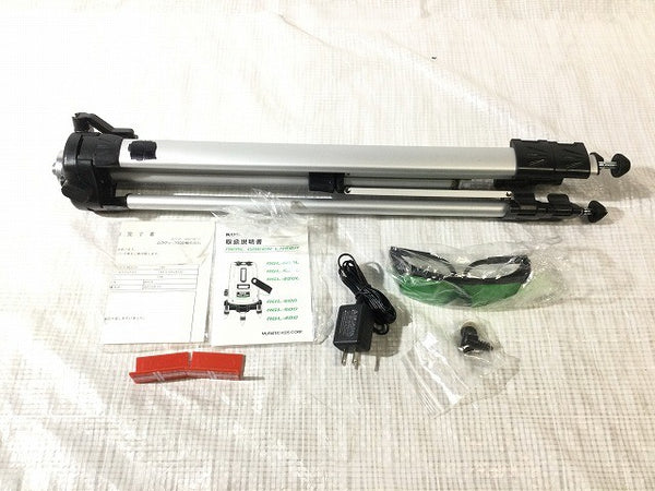 ☆中古品☆ムラテックKDS リアルグリーンレーザー RGL-500 本体+三脚+ケース付 ミントグリーンレーザー墨出器 墨出し器 墨出し機132054 - 10