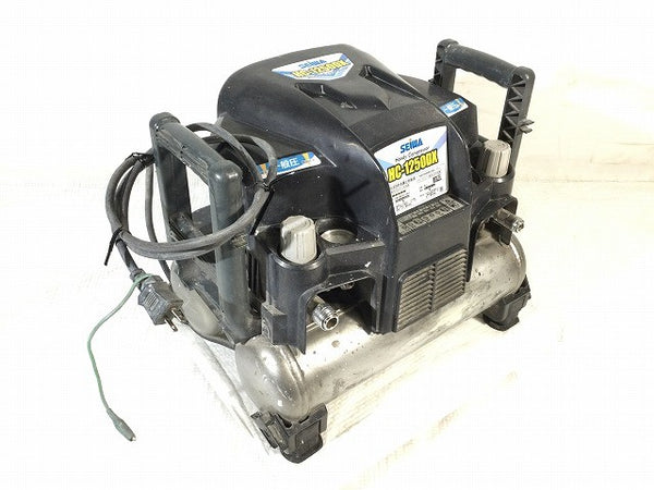 ☆中古品☆SEIWA 精和産業 セイワ ハンディーコンプレッサー HC-1250DX 一般圧2口 エアーツール 塗装 電動 エアコンプレッサー117472 - 2