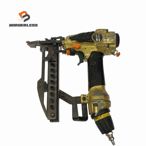 ☆中古品☆HITACHI 日立工機 38mm 高圧タッカ N3804HMF ダイヤル式打込み深さ調整機能 フロアタッカー122289