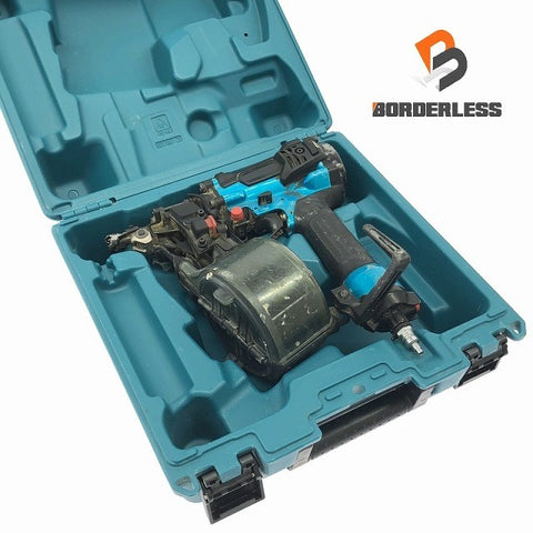 ☆中古品☆makita マキタ 50mm 高圧 エア釘打機 AN533H エア釘打ち機 コイルネイラー - 0