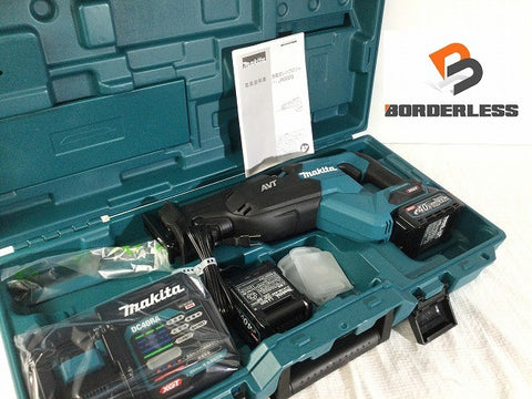 ☆未使用品☆makita マキタ 40Vmax 充電式レシプロソー JR002GRDX バッテリ2個(2.5Ah) 充電器 ケース付 コードレスセーバソー134044 - 0