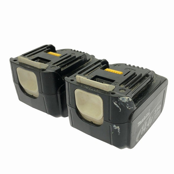 ☆中古品☆makita マキタ 14.4V 純正リチウムイオンバッテリー BL1430×2 電動工具 コメント必読 充電池 蓄電池132490 - 2