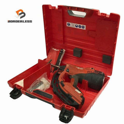 ☆中古品☆HILTI ヒルティ ガス式鋲打機 GX120 ケース付き ガス式鋲打ち機 ガスネイラー ガス銃135009