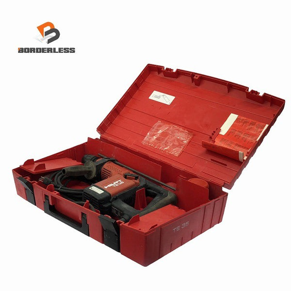 ☆中古品☆HILTI ヒルティ 100V ハンマードリル TE35 ケース付 SDSプラス コード式 ハンマドリル 穴あけ 穿孔130675 - 1