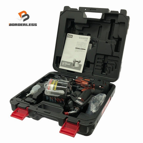 ☆未使用品☆ MAX マックス 75mm 高圧釘打機スーパーネイラ HN-75N4(D)-R AEROSTAR/エアロスター マイスターレッド135088