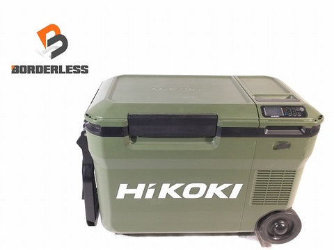☆比較的綺麗です☆ HiKOKI ハイコーキ 14.4/18V コードレス冷温庫 UL18DB 本体+アダプター 電動工具 保冷温庫