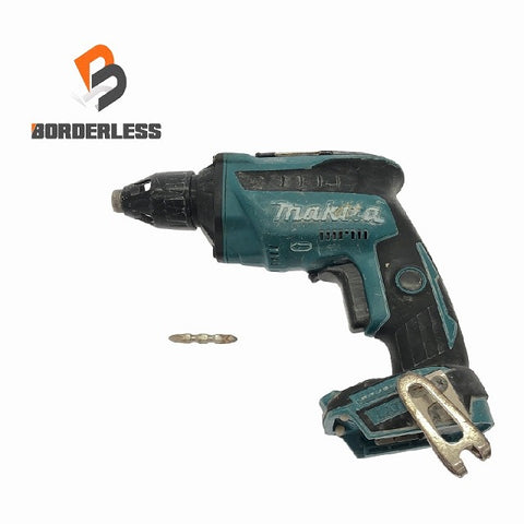 ☆中古品☆makita マキタ 18V 充電式スクリュードライバ FS453D 青/ブルー 本体のみ ボード用ドライバ