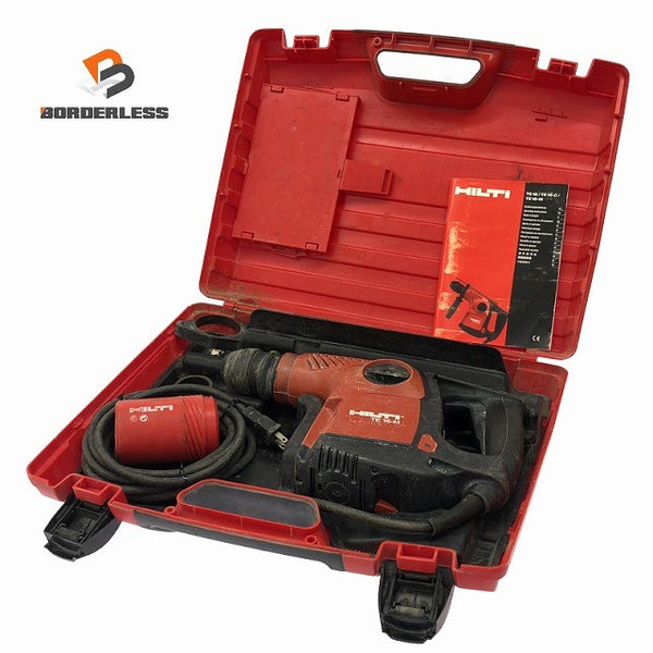 ☆中古品☆HILTI ヒルティ 100V ロータリーハンマードリル TE16-M ケース付 コード式 ハンマドリル 電動工具 穴あけ131689 - 1