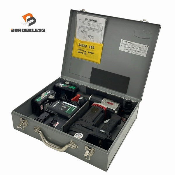 ☆中古美品☆ TONE トネ 36V コードレス建方1番 CKS250 シャーレンチ マルチボルトバッテリー2個+充電器+パーツ+ケース125704 - 1