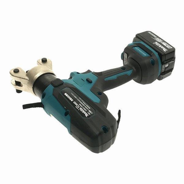 ☆未使用品☆ makita マキタ 18V 充電式圧着機 TC300DRG バッテリー1個(18V6.0Ah) 充電器 コマ ダイス付き コードレス圧着機132042 - 8