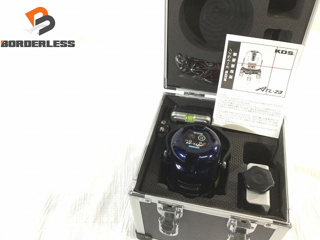 ☆中古品☆ムラテック KDS レーザー墨出器 ATL-23 受光器 ケース付き