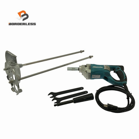 ☆中古品☆makita マキタ 100V カクハン機 UT1305 シャフト＋パドル付 コード式 かくはん機 攪拌機 撹拌機 ミキサー 電動工具133935