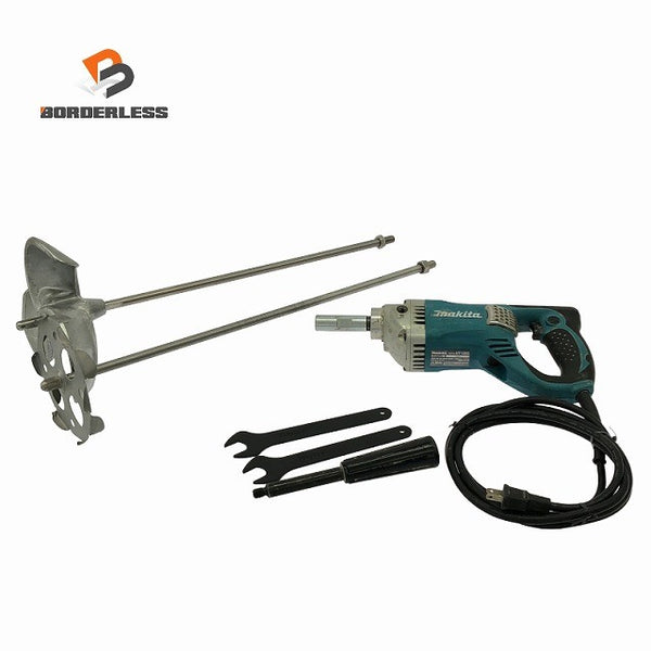 ☆中古品☆makita マキタ 100V カクハン機 UT1305 シャフト＋パドル付 コード式 かくはん機 攪拌機 撹拌機 ミキサー 電動工具133935 - 1