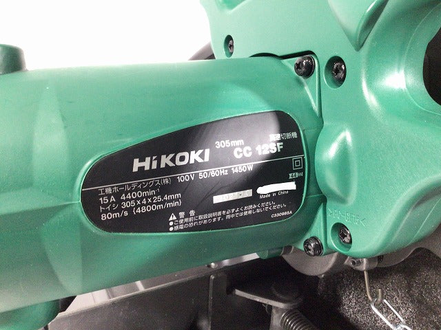 ☆美品☆ HIKOKI ハイコーキ 100V 305mm 高速切断機 CC12SF 高速
