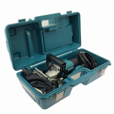 ☆中古美品☆makita マキタ 100V ジョイントカッター PJ7000 ケース付 コード式 ビスケットカッタービスケットジョイナー136749 - 0