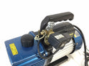 ☆中古品☆TASCO タスコ オイル逆流防止弁付高性能ツーステージ 真空ポンプ TA150XB ゲージマニホールド TA140GB/TA141GB 付き133735 - 7