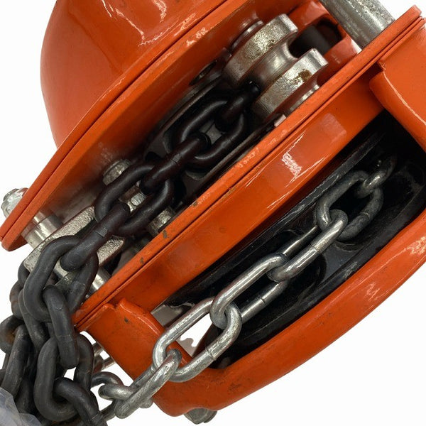 ☆比較的綺麗☆E-value イーバリュー チェーンブロック HS-C1 荷重1ton 揚程2.5m 手動式 チェンブロック 吊り具 荷揚げ機 藤原産業130480 - 10