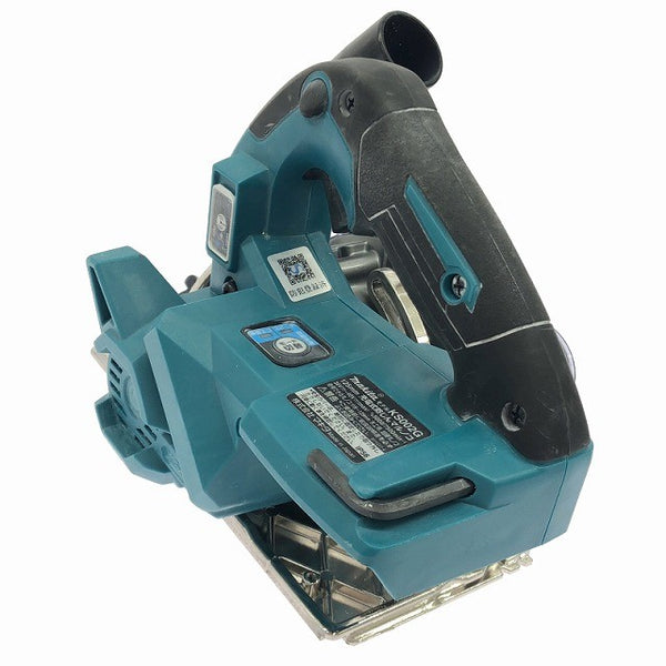 ☆中古品☆makita マキタ 40Vmax 125mm充電式防じんマルノコ KS002GRDX 青/ブルー バッテリー2個(2.5Ah) ケース付 丸ノコ133869 - 5