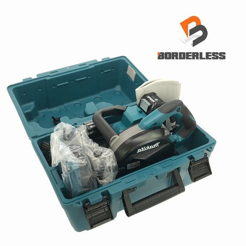 ☆未使用品☆makita マキタ 40Vmax 185mm 充電式チップソーカッター CS001GRMX バッテリ2個(4.0Ah) 充電器 ケース付119272 - 0