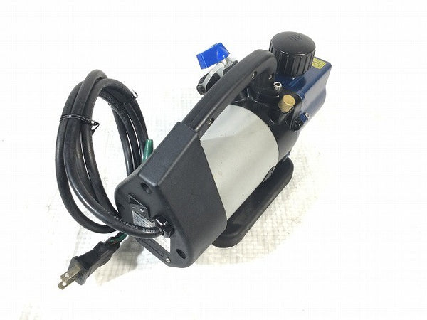 ☆中古品☆TASCO タスコ オイル逆流防止弁付 ウルトラミニツーステージ真空ポンプ TA150SB-2 ケース付 コード式 エアコン取付130141 - 5